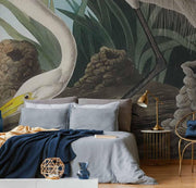 White Heron Wall Mural